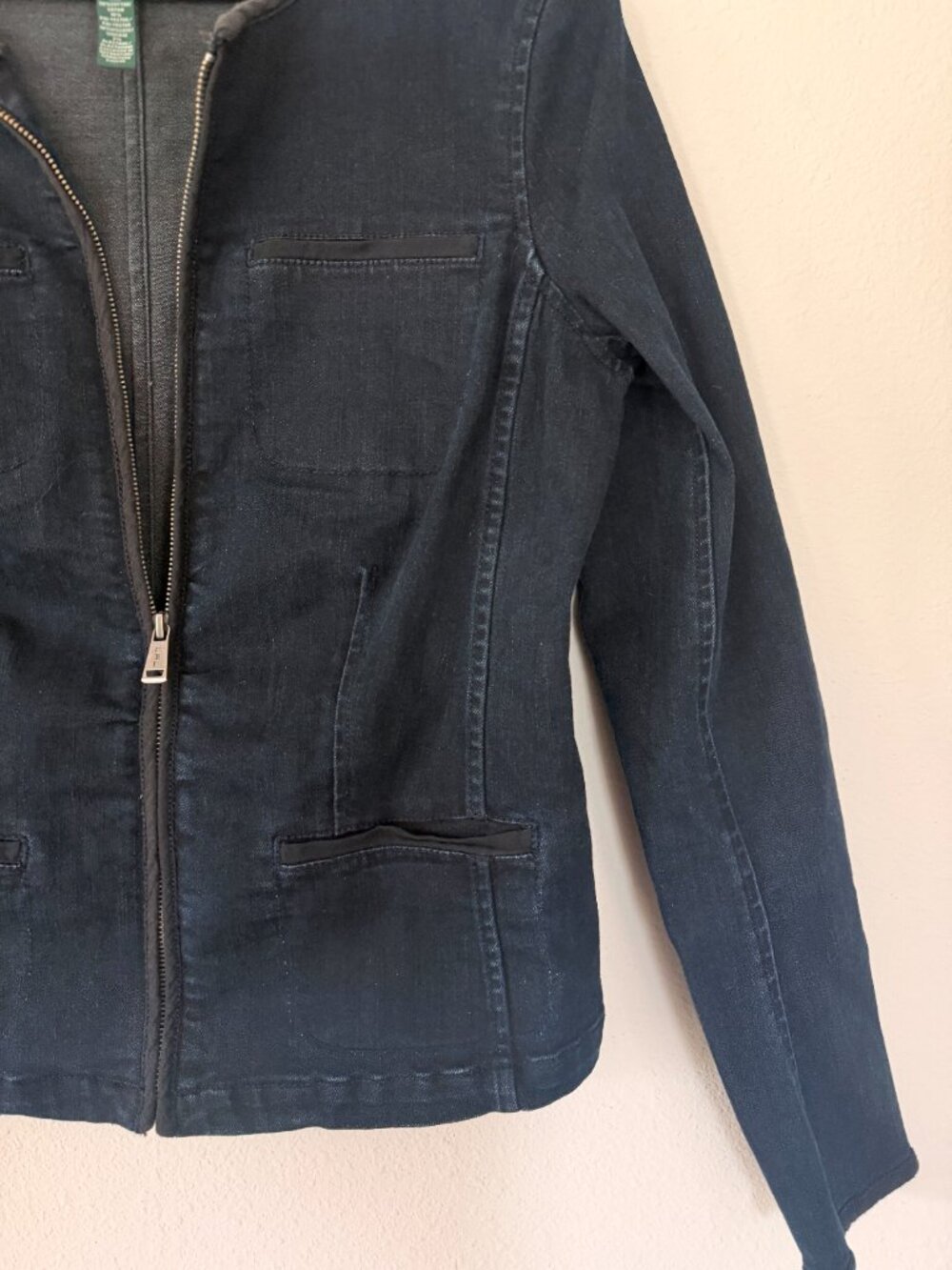 Lauren Ralph Lauren Jeans Co Denim Jacket - Sz 8 - Picture 3 of 5